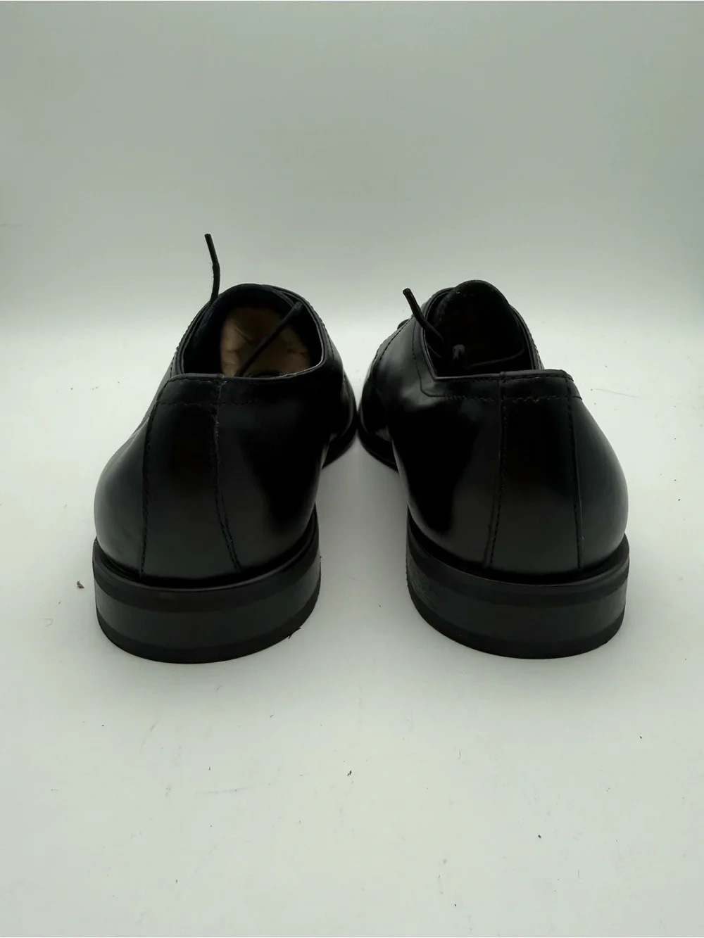 BRAND NEW Steve Madden Raddley Black Leather Oxfords Mismatch Sz R 9.5 / L 10